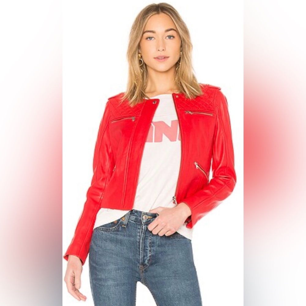 ❤️Generation Love Michelle Moto Jacket Red Sz S❤️